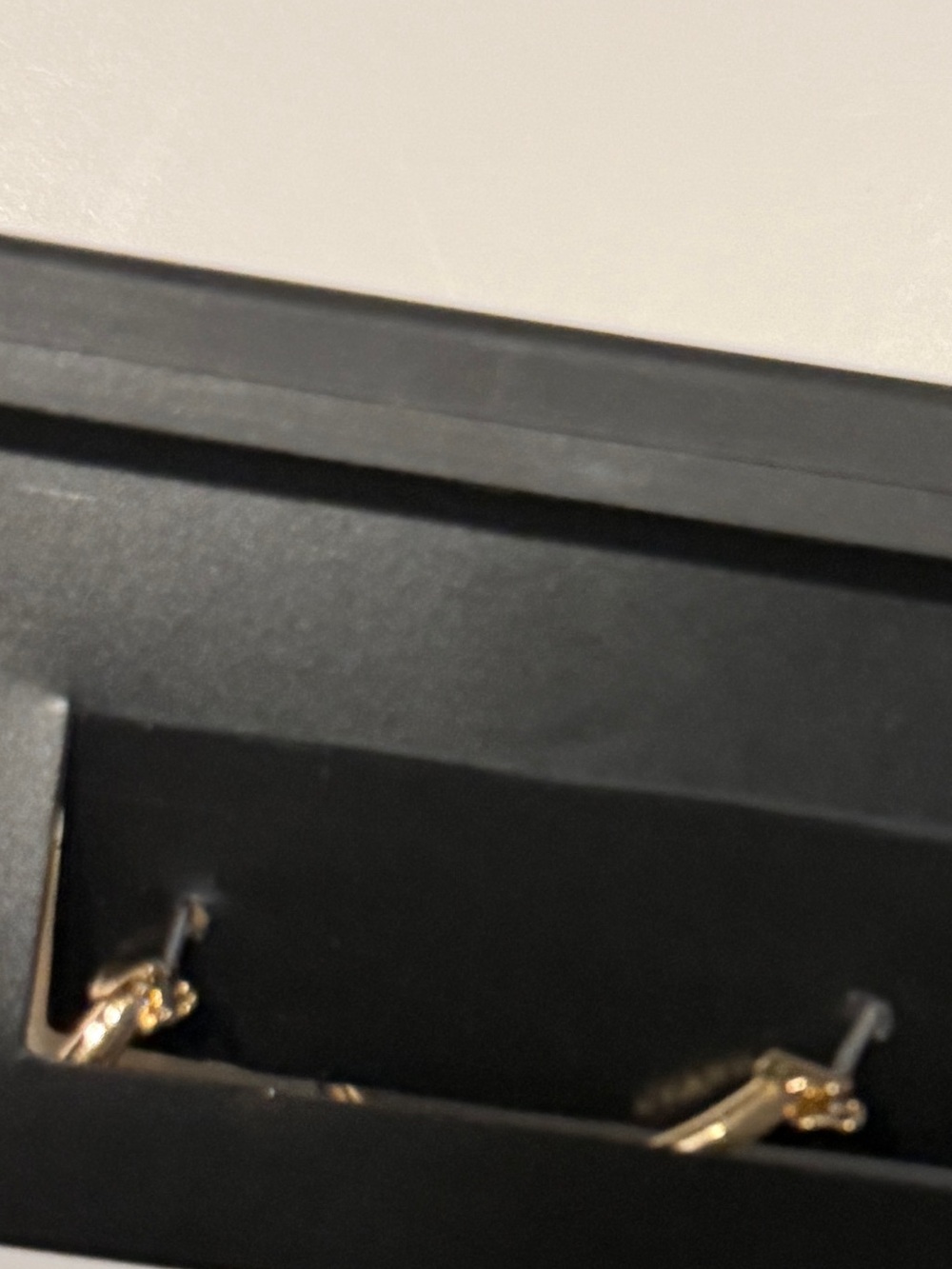INC International Concepts Gold-Tone Mother of Pearl Hoop Drop Earrings - Picture 6 of 8